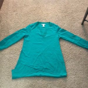Turquoise top